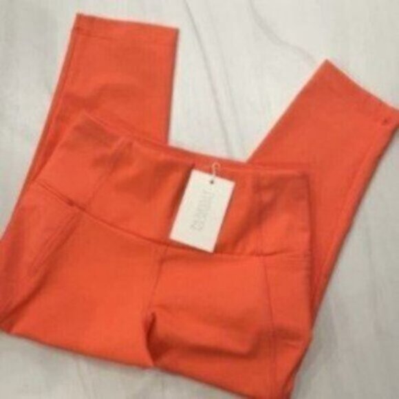 Everybody & Everyone Women's Orange Eco Friendly Magic Crop Pant Leggings Size S - Picture 3 of 8